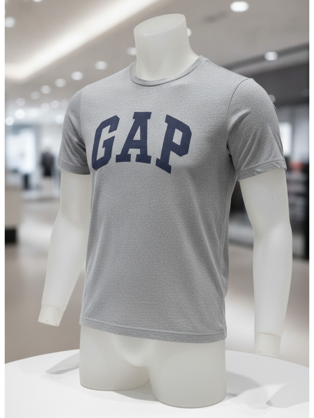 GAP Men's Medium Gray Logo T-Shirt